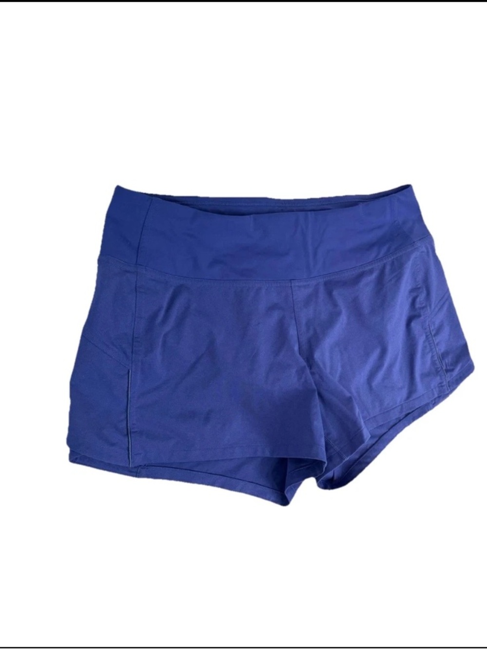 Lululemon Speed Up Shorts Women’s Size 6 Blue Purple Running Athletic - Picture 2 of 5